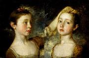 Thomas Gainsborough Mary and Margaret Gainsborough, the artist's daughters oil painting on canvas